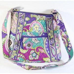 Vera Bradley Heather Hipster Crossbody Purse Shoulder Bag One Strap